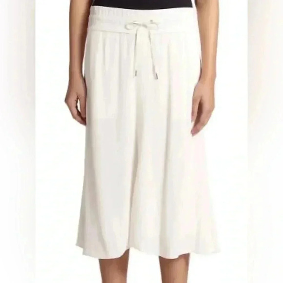 Helmut Lang Blaze Drawstring Waist Off White Skirt Size Small - Picture 2 of 11